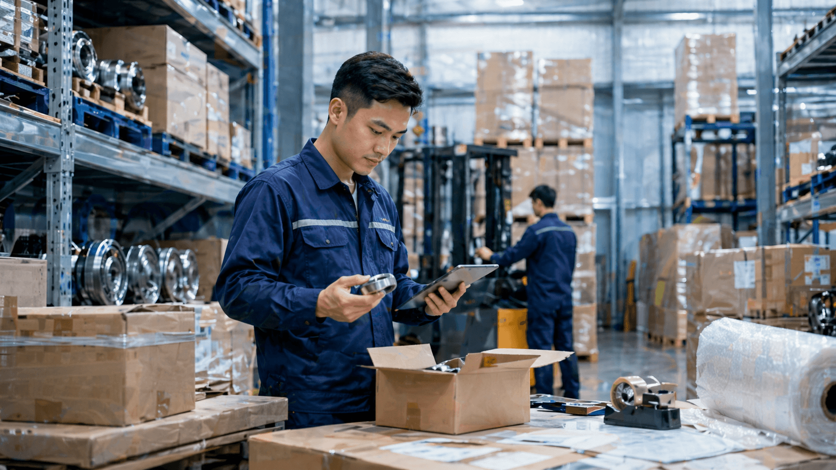 Vị trí Kho và Giao nhận hàng hóa công nghiệp tại THL